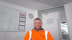 Picture 1 - Stuart shares his experiences of working in the construction industry