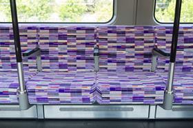 Elizabeth Line Camira seat fabric