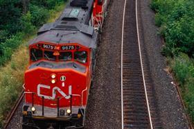 Canadian National train.