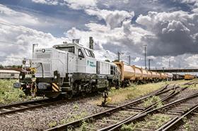 Vossloh Rolling Stock DE 18 locomotive in operation