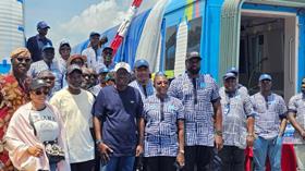 Additional Lagos Blue line trainsets arrive (image CCECC)
