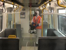 Tyne & Wear Metro coronavirus cleaning