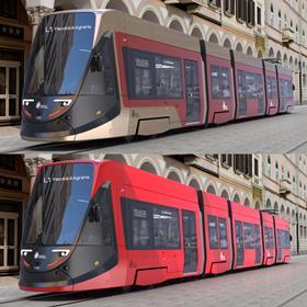 Bologna tram livery options (image municipality of Bologna