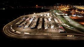 Channel Tunnel French lorry park (Photo Getlink)
