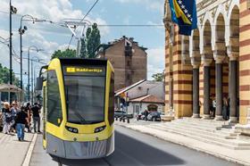 Impression of Stadler tram for Sarajevo