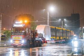 First of additional 51 CAF trams delivered to Budapest (photo BKK)
