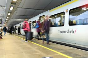 GTR Thameslink train and passengers (Photo GTR)