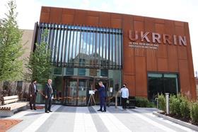 Vice Chancellor Professor Sir David Eastwood (left) and Andrew Stephenson MP open UKRRIN building