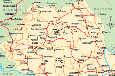 Romania - country map | Country profile | Railway Gazette International