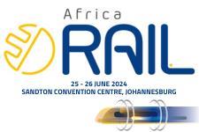 Africa Rail logo and date