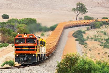 Pilbara iron ore train (Photo: John Kirk).