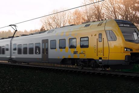 Lokaltog Stadler Flirt Akku battery train impression (Image Stadler)