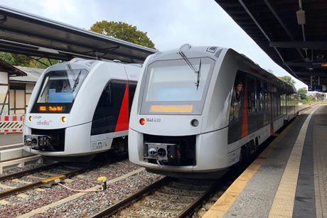 Abellio DMUs at Quedlingburg (Photo Railway Gazette)