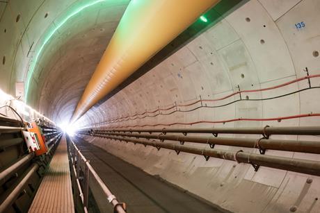 Inside the Chiltern Tunnel (Photo HS2 Ltd)