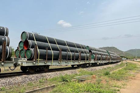 Nigerian Railway Corp Warri to Itakpe freight train (2)