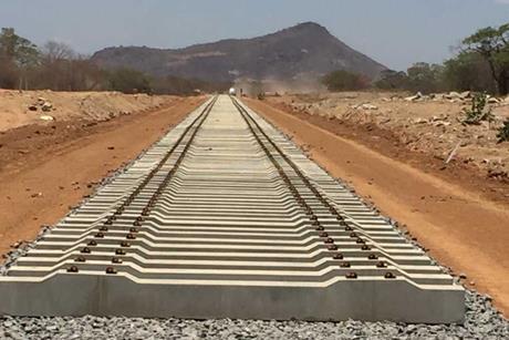 Railway construction in Brazil
