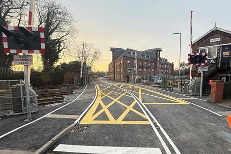 Level crossing at Driffield (Photo Network Rail)