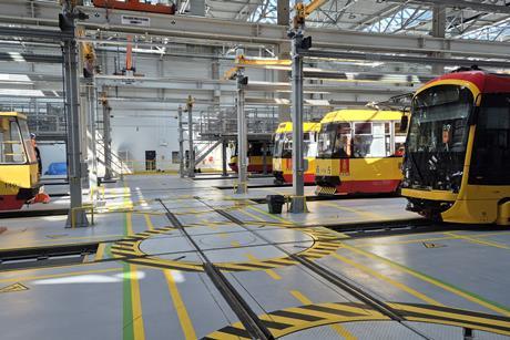 Warszawa Annopol tram depot (photo PeakMobility)