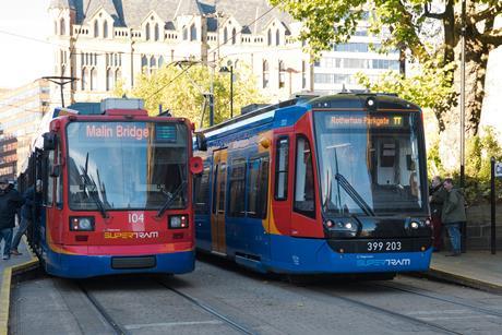 Sheffield Supertram tram and tram-train (Photo: Tony Miles)