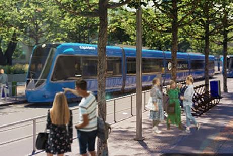 Austin light rail conceptual rendering