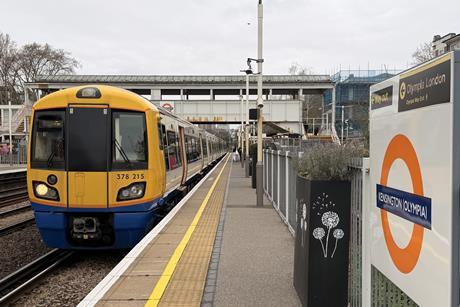 TfL Image - Kensington (Olympia) station platform