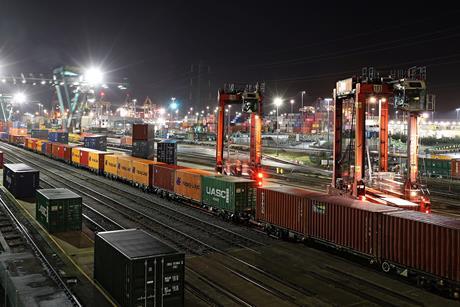 Rail freight in Southampton (Photo DP World)