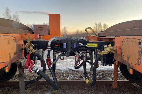 Digital automatic couplers are now being tested by Green Cargo (Photo Maria Lindholm, Green Cargo)