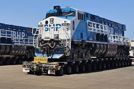 Mining company BHP has taken delivery of its first Wabtec battery-electric heavy haul locomotives.