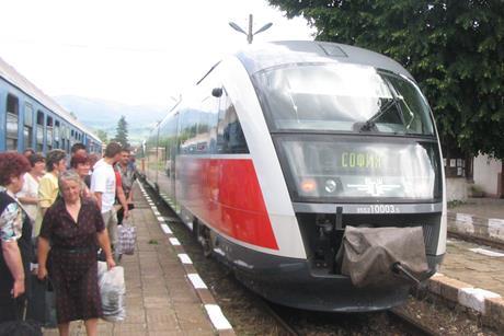 Bulgarian passenger train.