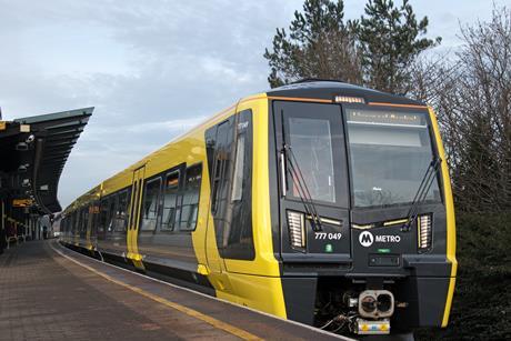 1st Class 777 services - 777049 departs Sandhills for Liv cent 777008 230123 TM11