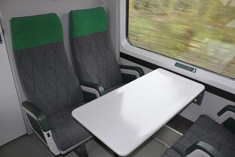 Spinks and Quantum Seating's British-made EcoSeat™ being tested on Exeter to Exmouth and Paignton route 3
