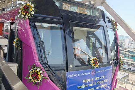 Delhi metro opening (image DMRC)