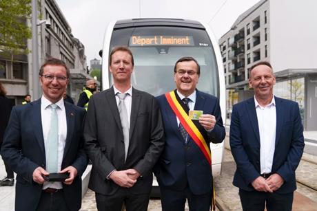 Liege tram inauguration (Photo TEC)