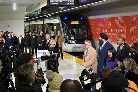 Toronto Eglinton Line 5 opening (Photo Alstom)