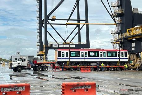 Santo_Domingo_First_train_arrival (image Alstom)