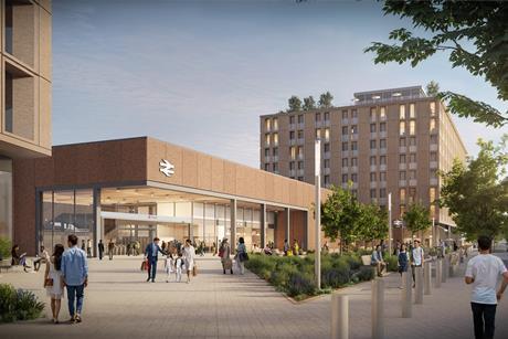 CGI - Bedford Midland East Entrance - 260309