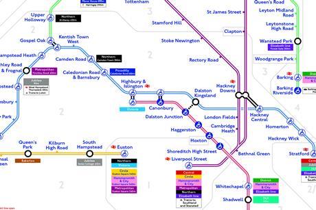 London Overground line names map (Image TfL)