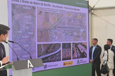 Sevilla metro Line 3 northern section construction  image Ministro de Transportes y Movilidad Sostenible