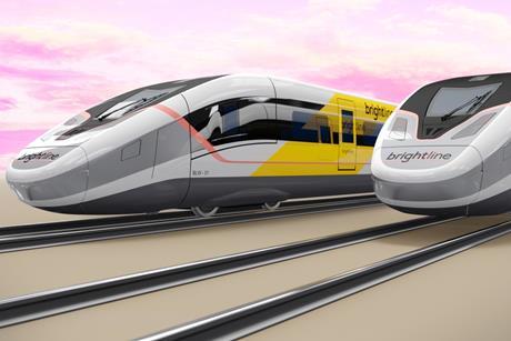 Brightline West Siemens Mobility high speed train impression (Image Brightline) (2)