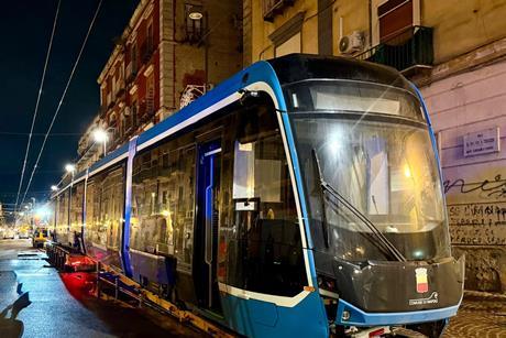 Bozankaya delivers Napoli tram (image Bozankaya) (2)