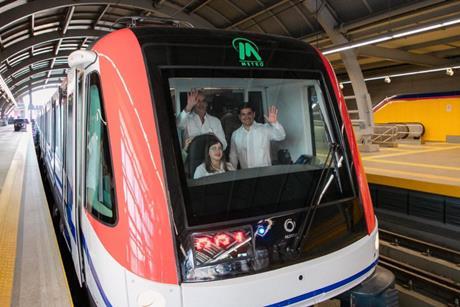 Santo Domingo metro extension (image Presidents office) (2)