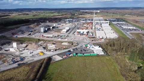 2025 02 25 HS2 BBV JV Kingsbury precast factory Warwickshire C Howe