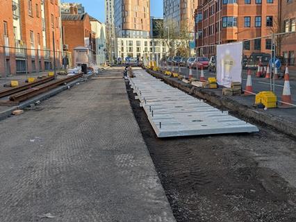 CVLR track installation works