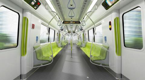 sg- jurong line train artist interior