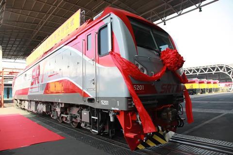 CRRC Qishuyan has rolled out the first of 50 diesel locomotives ordered by State Railway of Thailand