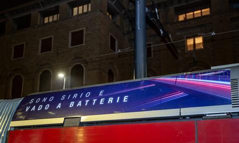 Firenze Hitachi battery train testing (Photo: GEST)