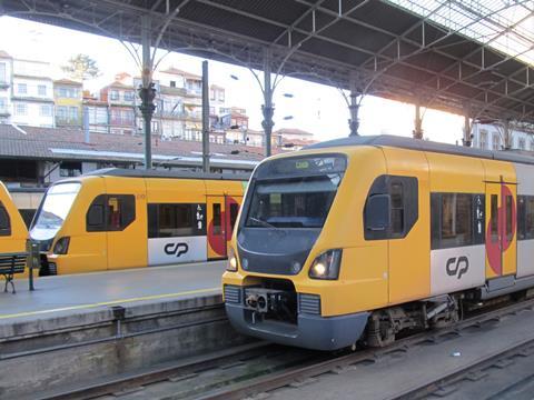 Trains in Portugal.