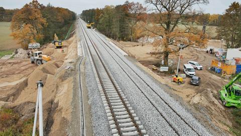 Berlin - Hamburg track renewals (Photo DB Netz)