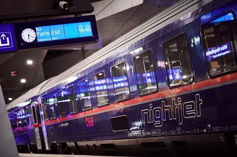 Nightjet Wien - Paris (Photo: OeBB Marek Knopp)