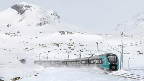 Impression of Stadler Flirtnex train for Norske Tog (1)